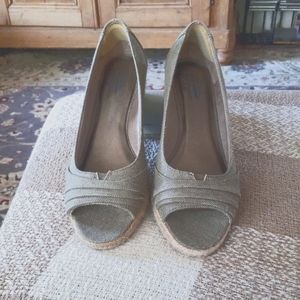 💕Wedge 10.5 Espidrilles taupe